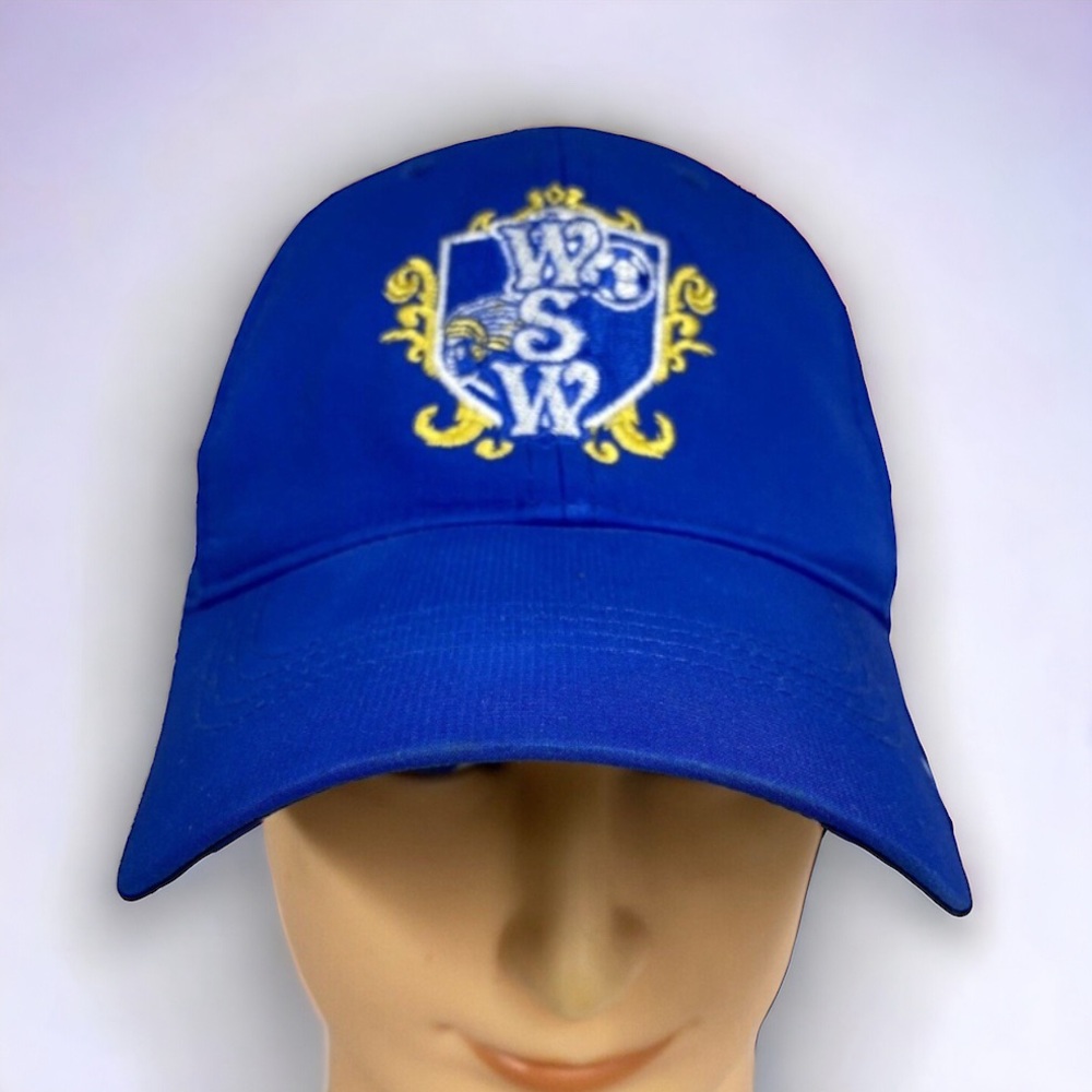 Nike Golf Adjustable Hat WSW Soccer Baseball Cap Blue and Yellow